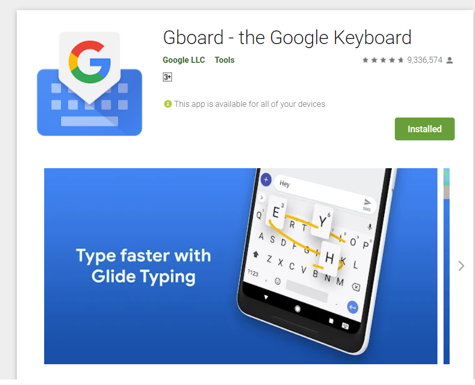 تولید محتوا با Gboard